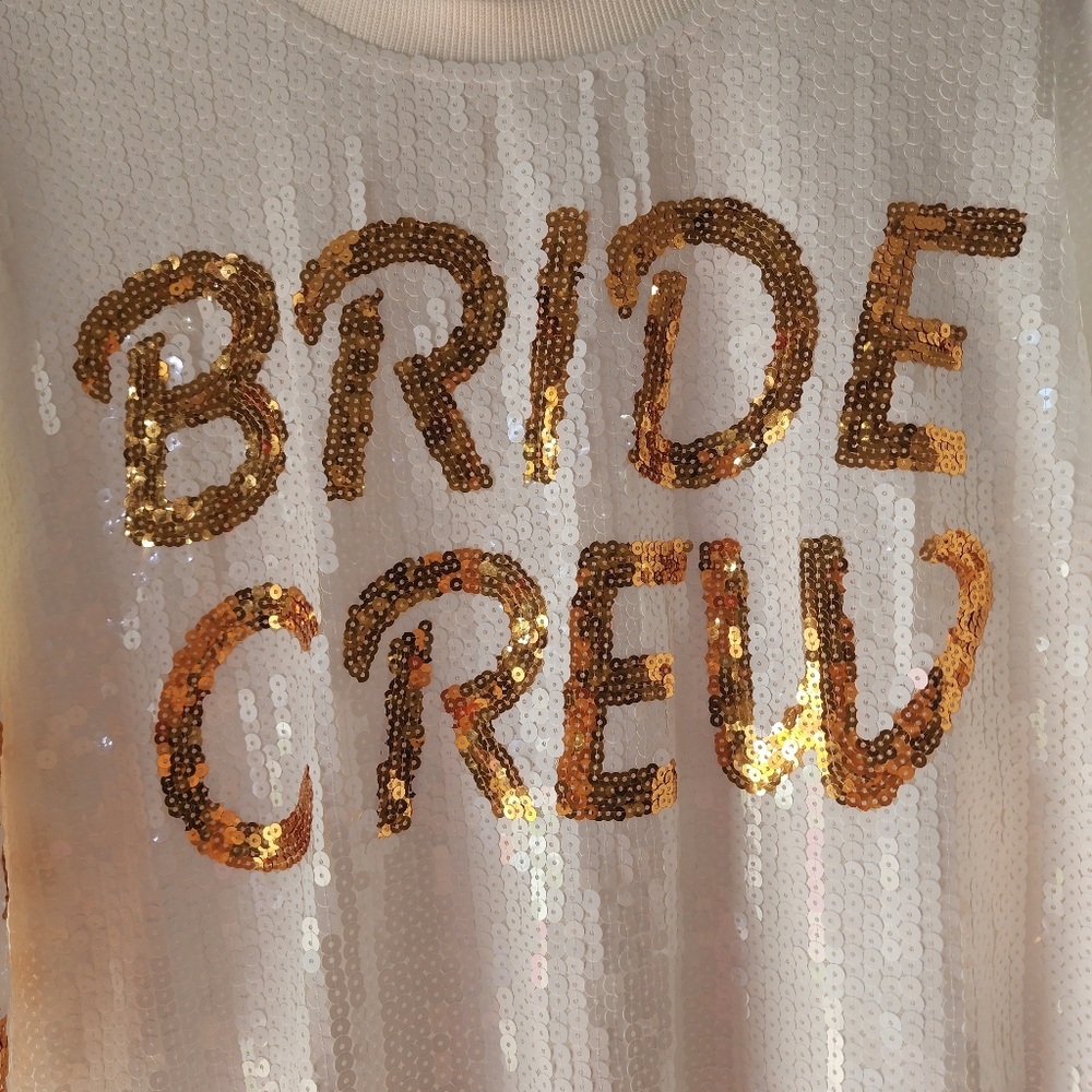 Simply Southern White Sequin Top